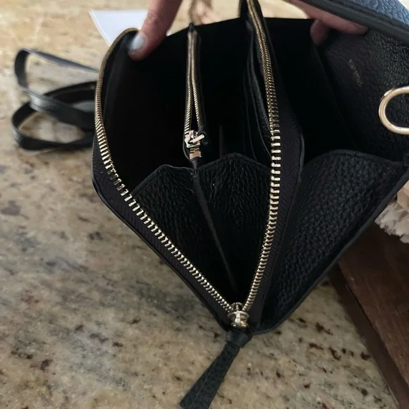 New🖤 tory Burch Thea leather crossbody/ wallet - Picture 7 of 9